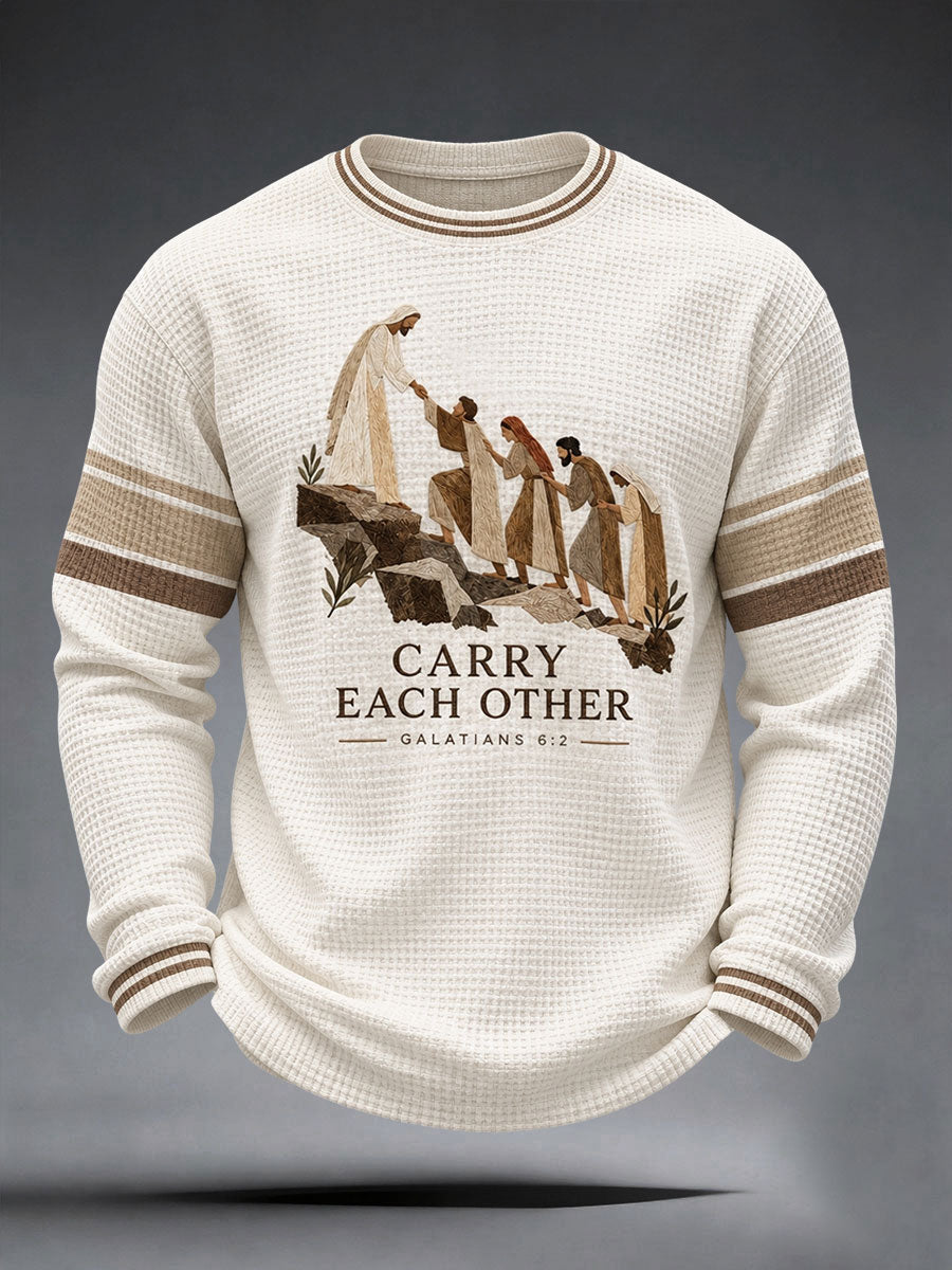 Men's Carry Each Other Waffle Top
