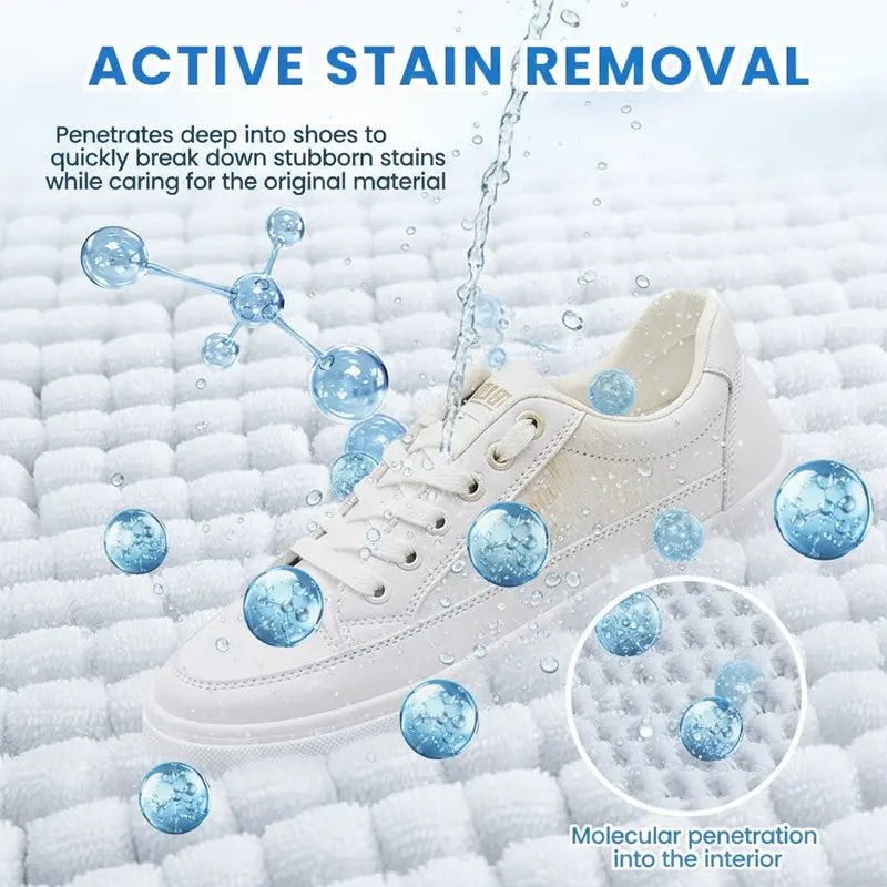 🔥Only $10.99 each!👟White Shoe Cleaning Cream | Waterless Stain Remover with Sponge