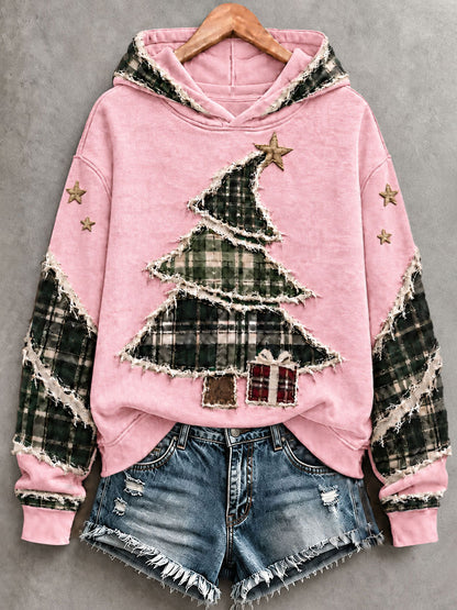 Women's Christmas Tree  Art Hoodie