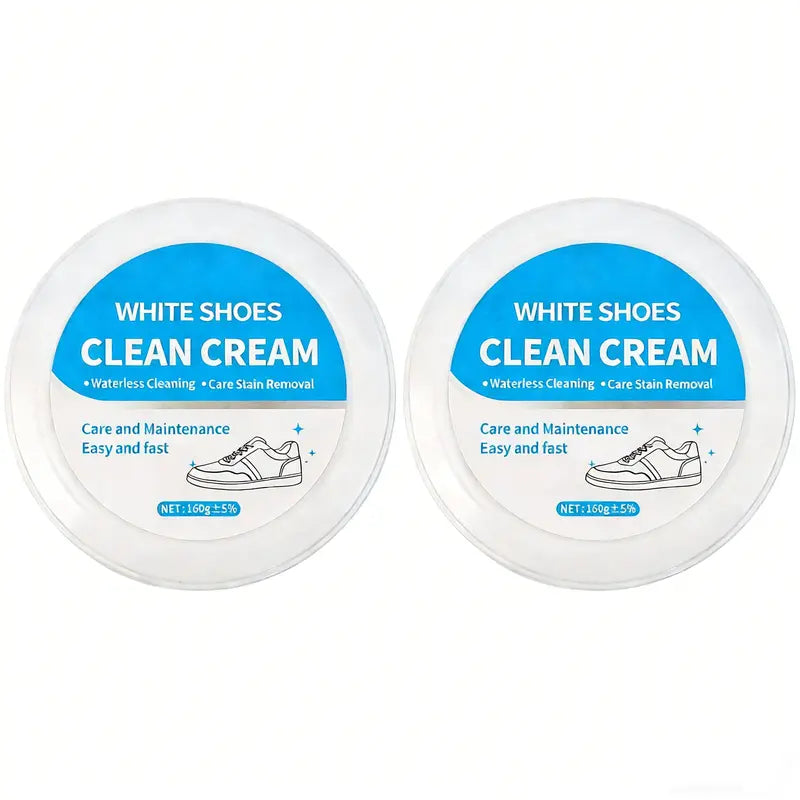 🔥Only $10.99 each!👟White Shoe Cleaning Cream | Waterless Stain Remover with Sponge