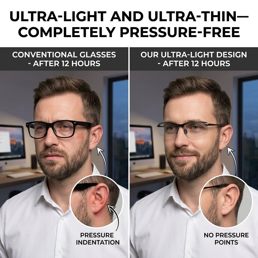 🕶️Smart Vision Glasses – Anti-Glare UV Protection with Infrared Night Vision & Impact-Resistant Lenses